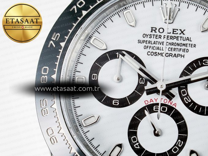 Daytona 116500 VSF 1:1 Best Edition 904L Steel White Dial on SS Braclet DD4130 - Görsel 12