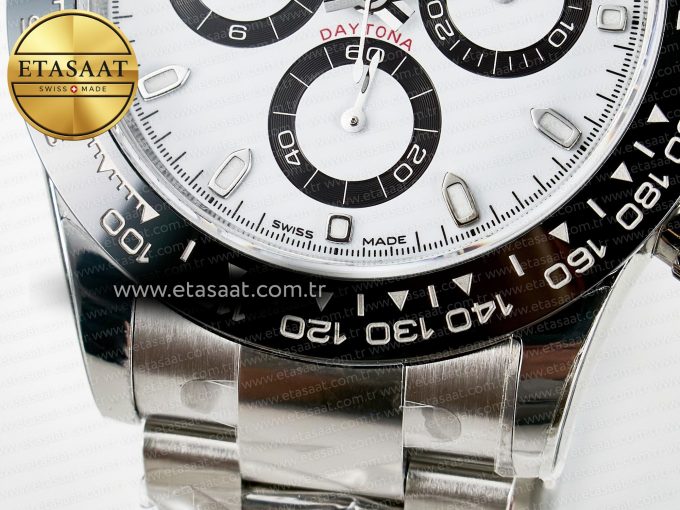 Daytona 116500 VSF 1:1 Best Edition 904L Steel White Dial on SS Braclet DD4130 - Görsel 14