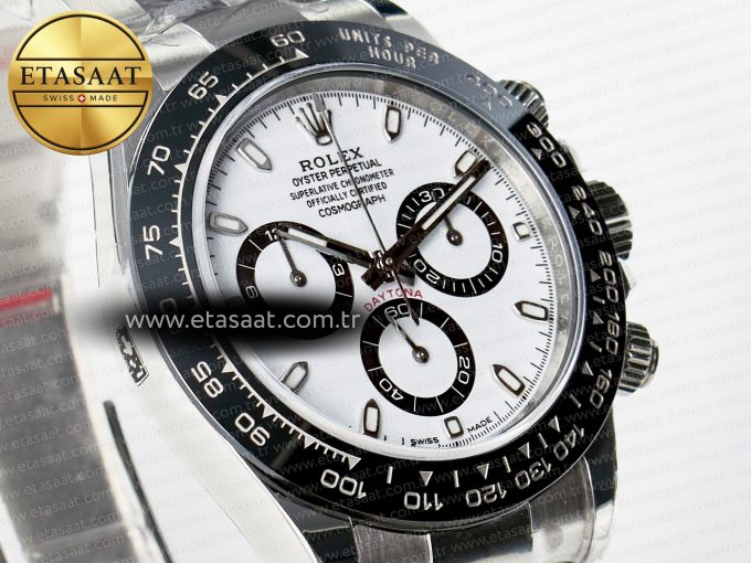 Daytona 116500 VSF 1:1 Best Edition 904L Steel White Dial on SS Braclet DD4130 - Görsel 5
