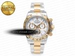 Daytona 116503 Clean 1:1 Best Edition 904L SS Case and Bracelet White Dial SA4130 - Görsel 3