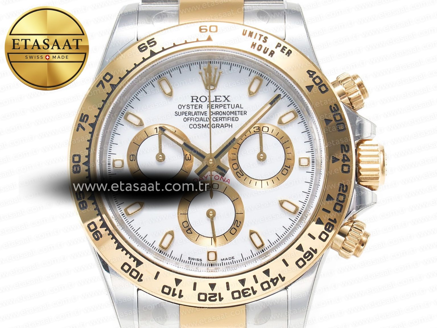 Daytona 116503 Clean 1:1 Best Edition 904L SS Case and Bracelet White Dial SA4130 - Görsel 4