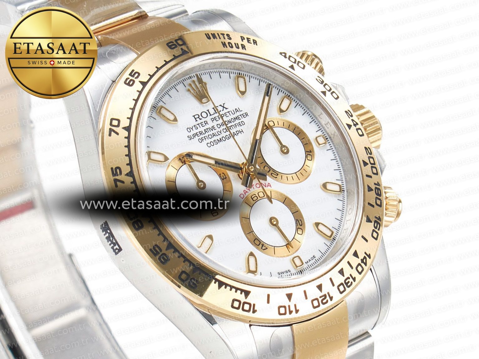 Daytona 116503 Clean 1:1 Best Edition 904L SS Case and Bracelet White Dial SA4130 - Görsel 5