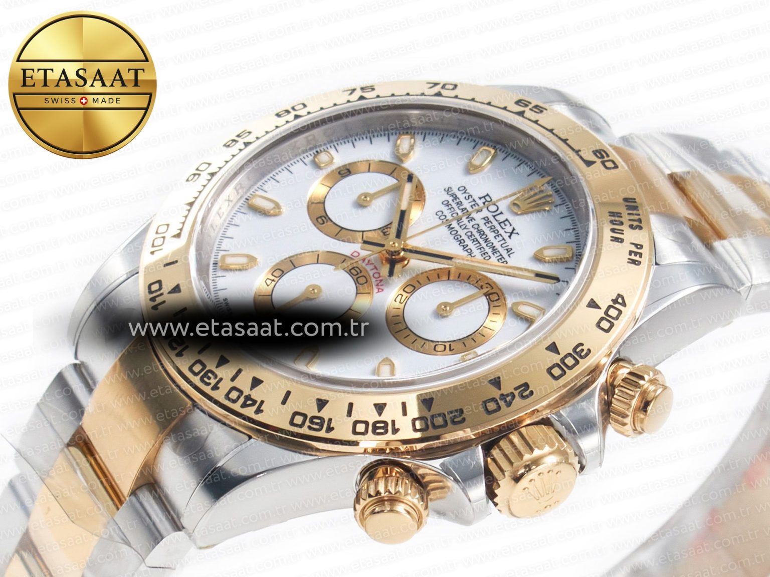 Daytona 116503 Clean 1:1 Best Edition 904L SS Case and Bracelet White Dial SA4130 - Görsel 6