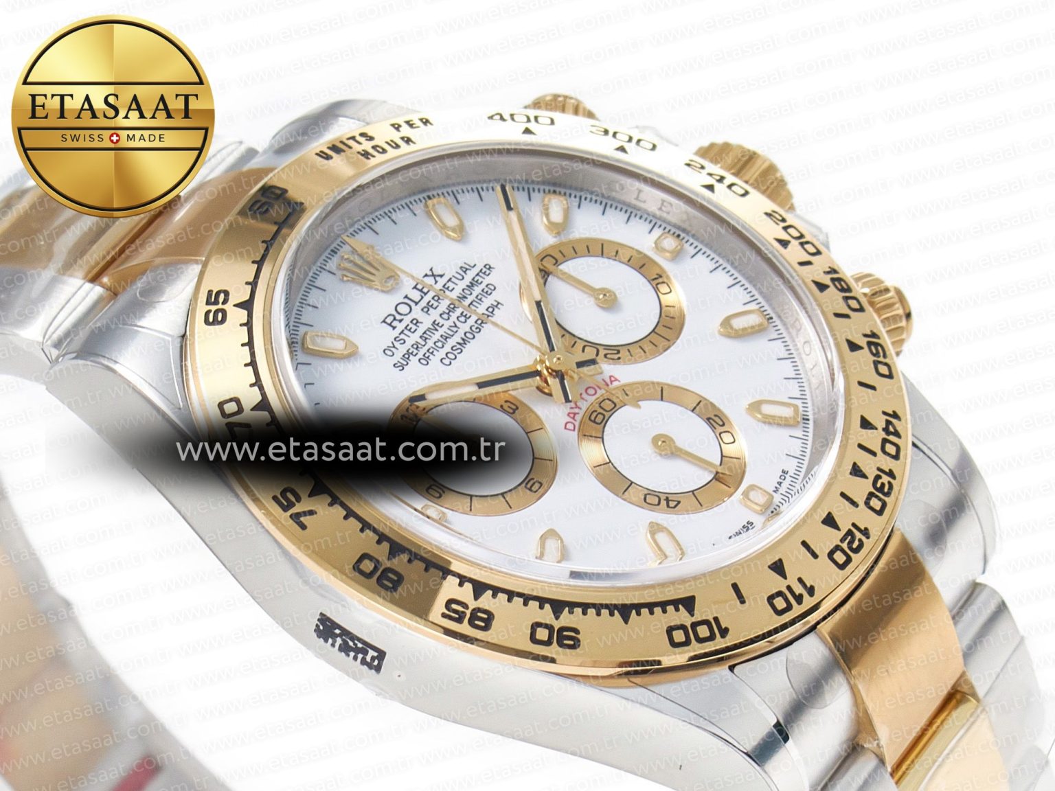 Daytona 116503 Clean 1:1 Best Edition 904L SS Case and Bracelet White Dial SA4130 - Görsel 7