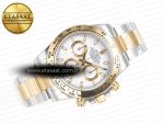 Daytona 116503 Clean 1:1 Best Edition 904L SS Case and Bracelet White Dial SA4130 - Görsel 8
