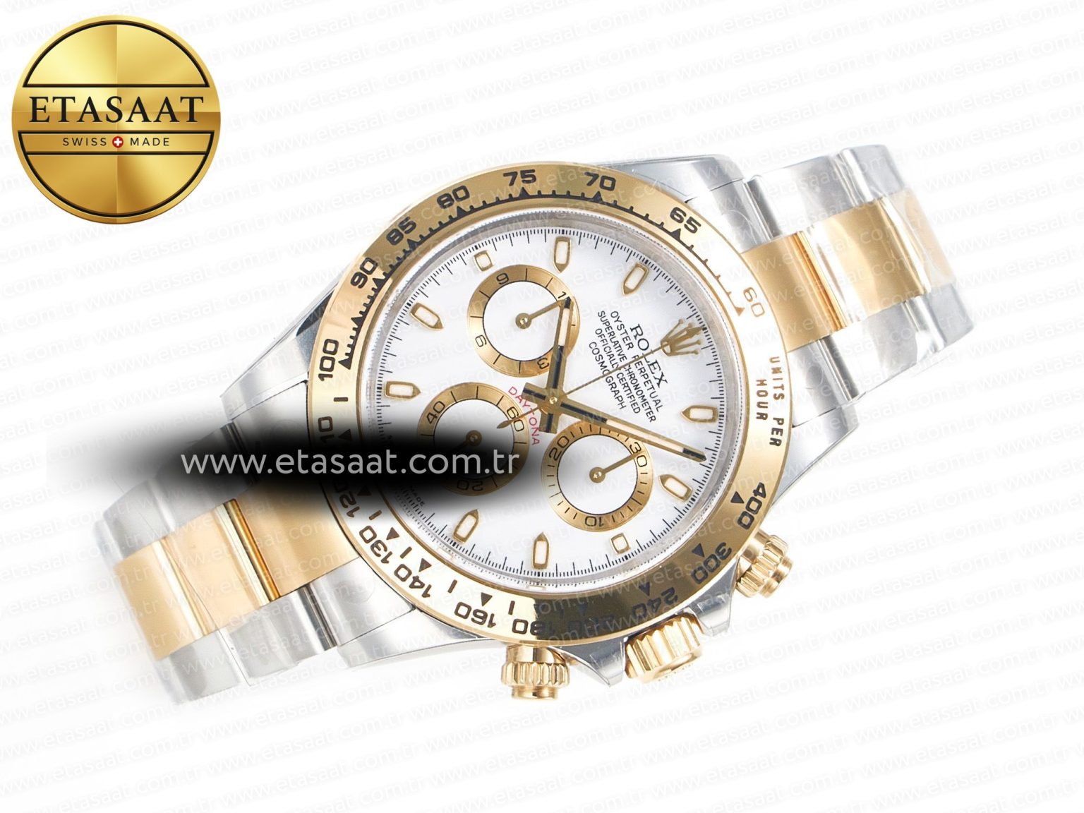 Daytona 116503 Clean 1:1 Best Edition 904L SS Case and Bracelet White Dial SA4130 - Görsel 8