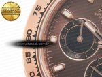 Daytona 116505 RG Clean 1:1 Best Edition Brown Stick Dial on RG Bracelet A4130 - Görsel 10