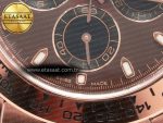Daytona 116505 RG Clean 1:1 Best Edition Brown Stick Dial on RG Bracelet A4130 - Görsel 12