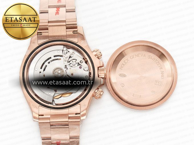 Daytona 116505 RG Clean 1:1 Best Edition Brown Stick Dial on RG Bracelet A4130 - Görsel 18