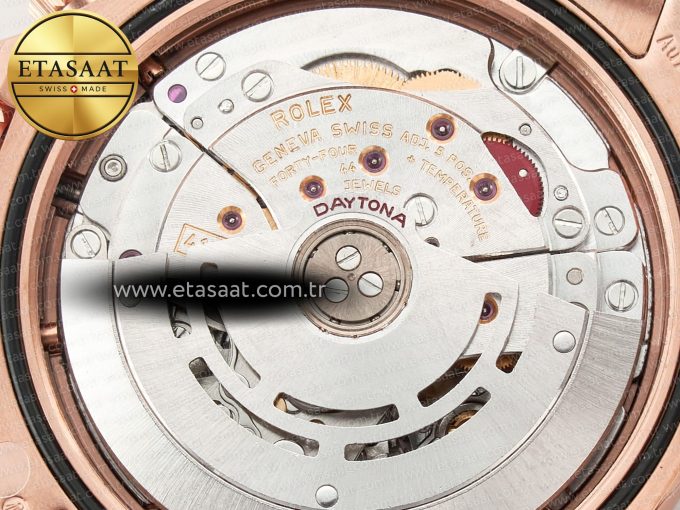 Daytona 116505 RG Clean 1:1 Best Edition Brown Stick Dial on RG Bracelet A4130 - Görsel 20