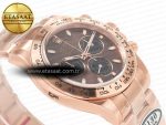 Daytona 116505 RG Clean 1:1 Best Edition Brown Stick Dial on RG Bracelet A4130 - Görsel 7