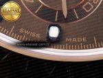 Daytona 116505 RG OMF Best Edition Chocolate Dial on RG Bracelet A7750 (Slim Movement) - Görsel 12