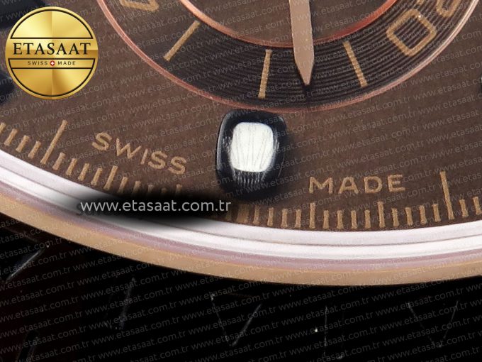 Daytona 116505 RG OMF Best Edition Chocolate Dial on RG Bracelet A7750 (Slim Movement) - Görsel 12