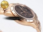 Daytona 116505 RG OMF Best Edition Chocolate Dial on RG Bracelet A7750 (Slim Movement) - Görsel 9