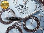 Daytona 116506 Clean 1:1 Best Edition Ice Blue Dial Arabic Markers on SS Bracelet SA4130 V2 - Görsel 12