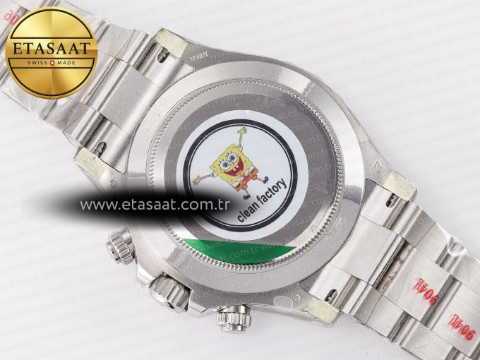Daytona 116506 Clean 1:1 Best Edition Ice Blue Dial Arabic Markers on SS Bracelet SA4130 V2 - Görsel 18