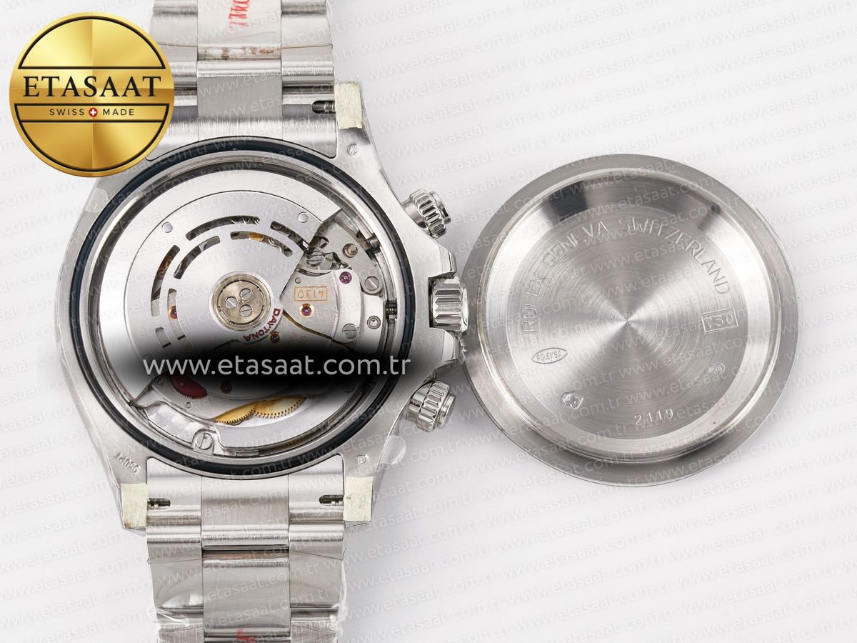 Daytona 116506 Clean 1:1 Best Edition Ice Blue Dial Arabic Markers on SS Bracelet SA4130 V2 - Görsel 19