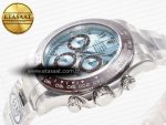 Daytona 116506 Clean 1:1 Best Edition Ice Blue Dial Arabic Markers on SS Bracelet SA4130 V2 - Görsel 6