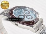 Daytona 116506 Clean 1:1 Best Edition Ice Blue Dial Arabic Markers on SS Bracelet SA4130 V2 - Görsel 7