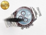 Daytona 116506 Clean 1:1 Best Edition Ice Blue Dial Arabic Markers on SS Bracelet SA4130 V2 - Görsel 8