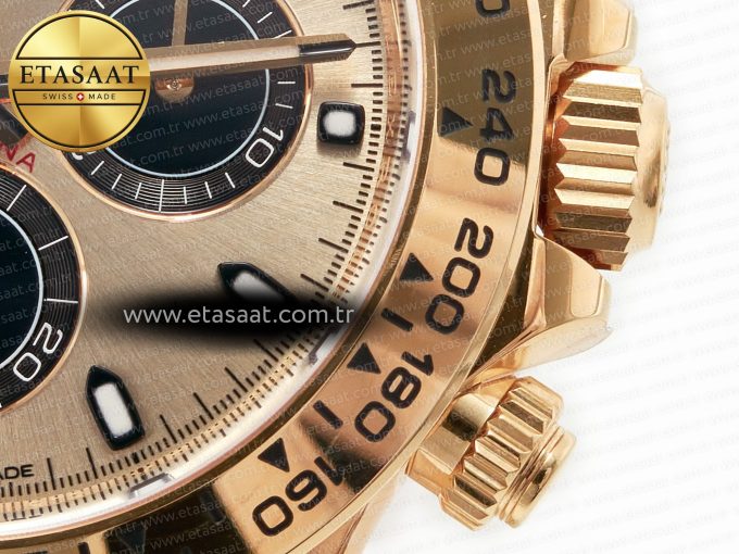 Daytona 116508 Clean Best Edition 904L Steel YG/Black Dial on YG Bracelet SA4130 - Görsel 12
