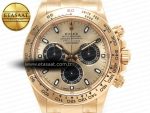 Daytona 116508 Clean Best Edition 904L Steel YG/Black Dial on YG Bracelet SA4130 - Görsel 4