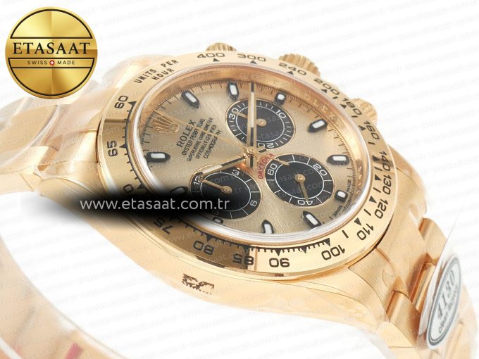 Daytona 116508 Clean Best Edition 904L Steel YG/Black Dial on YG Bracelet SA4130 - Görsel 7