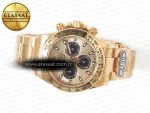 Daytona 116508 Clean Best Edition 904L Steel YG/Black Dial on YG Bracelet SA4130 - Görsel 9