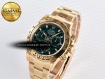 Daytona 116508 VSF 1:1 Best Edition Green Dial Steel 904L on YG Bracelet DD4130