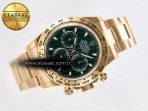 Daytona 116508 VSF 1:1 Best Edition Green Dial Steel 904L on YG Bracelet DD4130 - Görsel 8