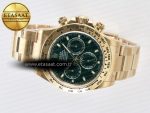 Daytona 116508 VSF 1:1 Best Edition Green Dial Steel 904L on YG Bracelet DD4130 - Görsel 9