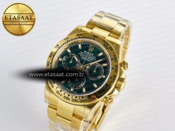 Daytona 116508 ZF 1:1 Best Edition Green Dial on YG Bracelet SH4130 (Gain Weight)