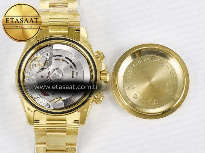 Daytona 116508 ZF 1:1 Best Edition Green Dial on YG Bracelet SH4130 (Gain Weight) - Görsel 19