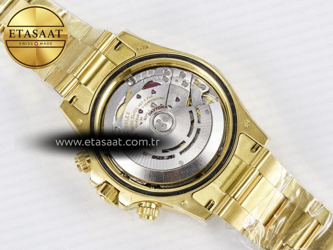 Daytona 116508 ZF 1:1 Best Edition Green Dial on YG Bracelet SH4130 (Gain Weight) - Görsel 20