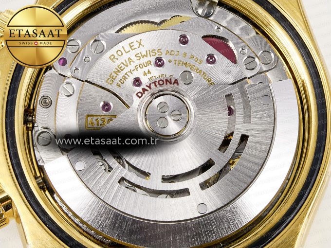 Daytona 116508 ZF 1:1 Best Edition Green Dial on YG Bracelet SH4130 (Gain Weight) - Görsel 21