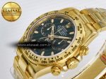 Daytona 116508 ZF 1:1 Best Edition Green Dial on YG Bracelet SH4130 (Gain Weight) - Görsel 6