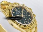 Daytona 116508 ZF 1:1 Best Edition Green Dial on YG Bracelet SH4130 (Gain Weight) - Görsel 7