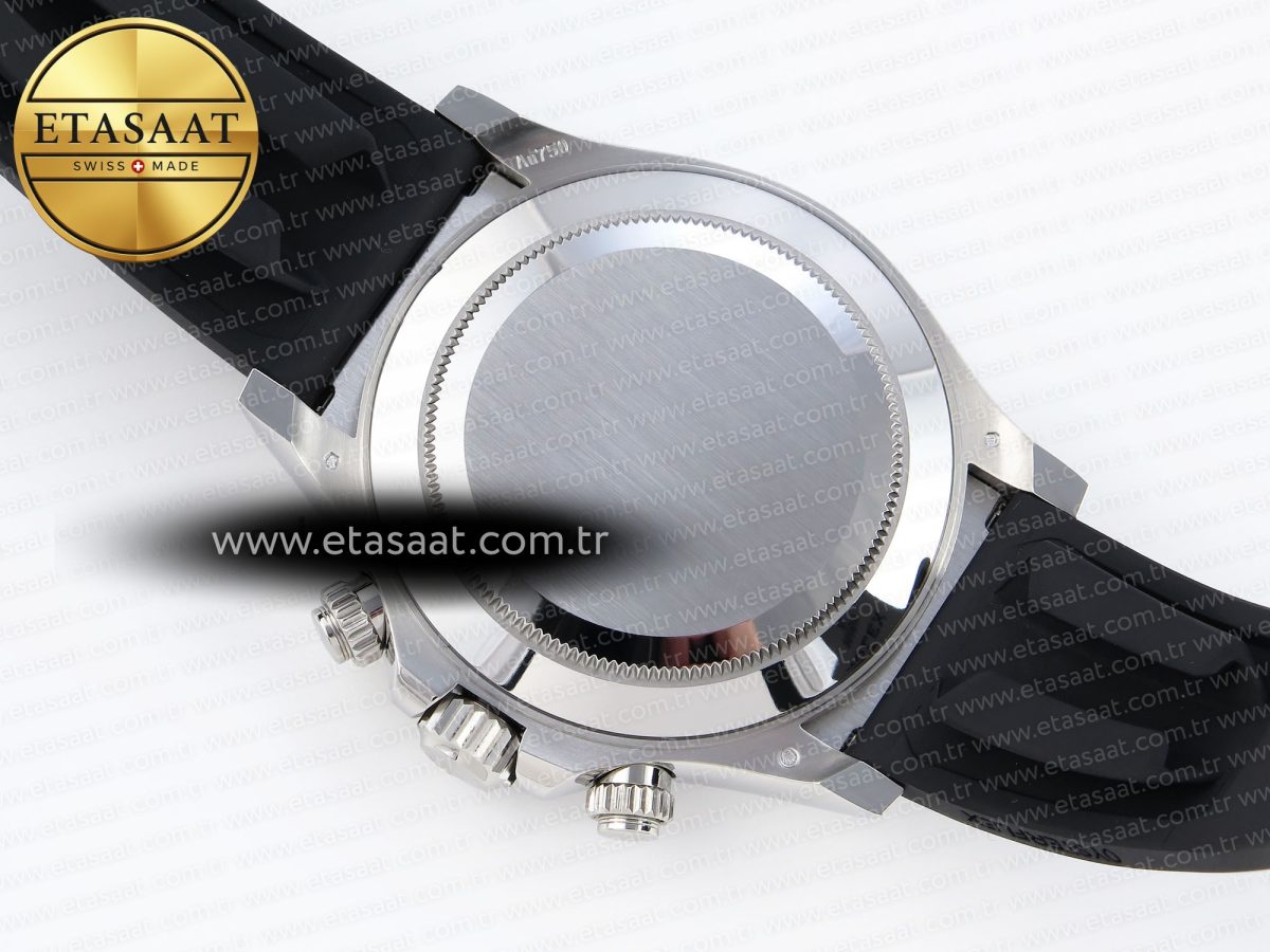 Daytona 116509 Clean 1:1 Best Edition 904L SS Case Blue Chalcedony Dial on Oysterflex Rubber Strap A4130 - Görsel 13