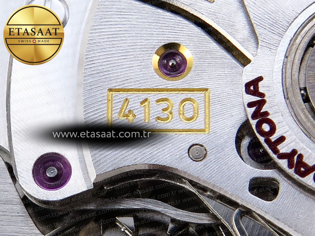 Daytona 116509 Clean 1:1 Best Edition 904L SS Case Blue Chalcedony Dial on Oysterflex Rubber Strap A4130 - Görsel 21