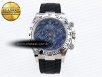 Daytona 116509 Clean 1:1 Best Edition 904L SS Case Blue Chalcedony Dial on Oysterflex Rubber Strap A4130 - Görsel 3