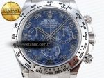Daytona 116509 Clean 1:1 Best Edition 904L SS Case Blue Chalcedony Dial on Oysterflex Rubber Strap A4130 - Görsel 4