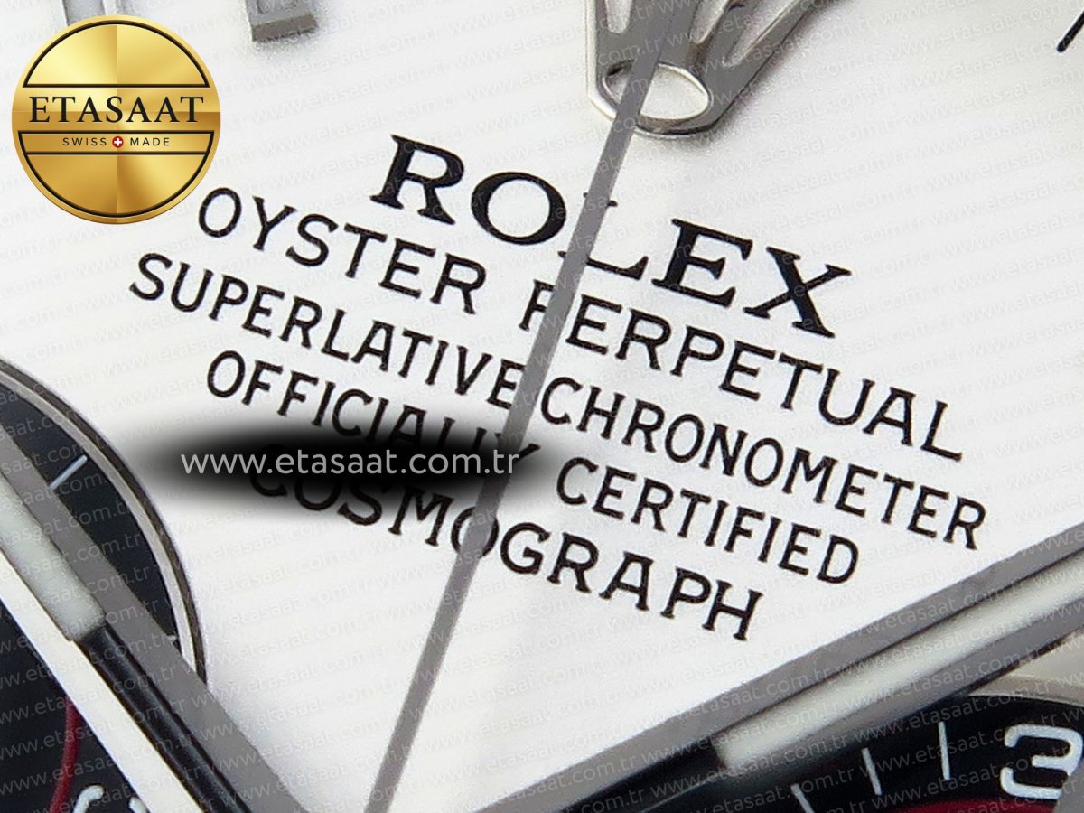 Rolex Daytona 116509  WHITE DIAL ARABIC MARKERS ON SS SA4130 - Görsel 25