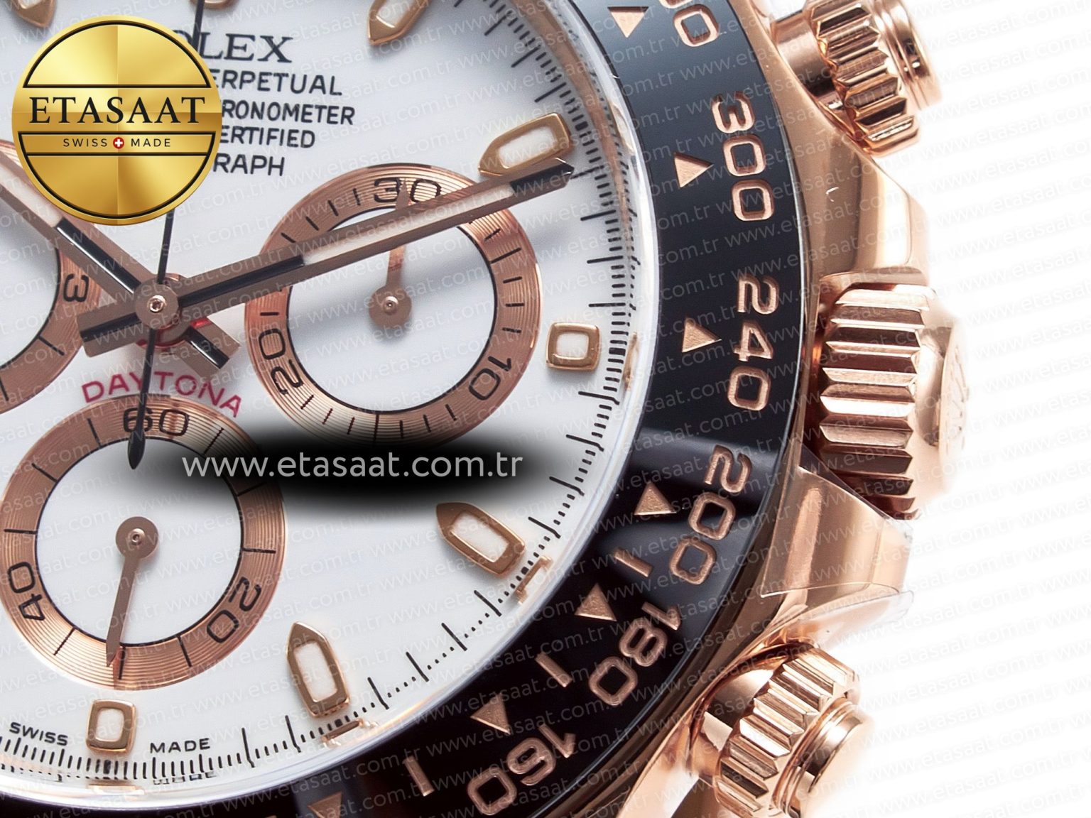 Daytona 116515 Clean 1:1 Best Edition 904L Steel RG White Dial on Oysterflex Strap SA4130 - Görsel 12