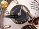 Rolex Daytona 116515 SILVER DIAL RG MARKERS ON OYSTERFLEX SA4130 - Görsel 14