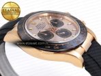 Rolex Daytona 116515 SILVER DIAL RG MARKERS ON OYSTERFLEX SA4130 - Görsel 21