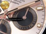 Rolex Daytona 116515 SILVER DIAL RG MARKERS ON OYSTERFLEX SA4130 - Görsel 37