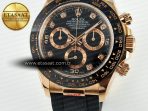 Daytona 116515 QF 1:1 Best Edition Black/RG Dial on Oysterflex Strap SH4130 V11（Gain Weight） - Görsel 12