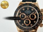 Daytona 116515 QF 1:1 Best Edition Black/RG Dial on Oysterflex Strap SH4130 V11（Gain Weight） - Görsel 13