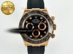 Daytona 116515 QF 1:1 Best Edition Black/RG Dial on Oysterflex Strap SH4130 V11（Gain Weight） - Görsel 4