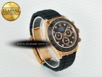 Daytona 116515 QF 1:1 Best Edition Black/RG Dial on Oysterflex Strap SH4130 V11（Gain Weight） - Görsel 5